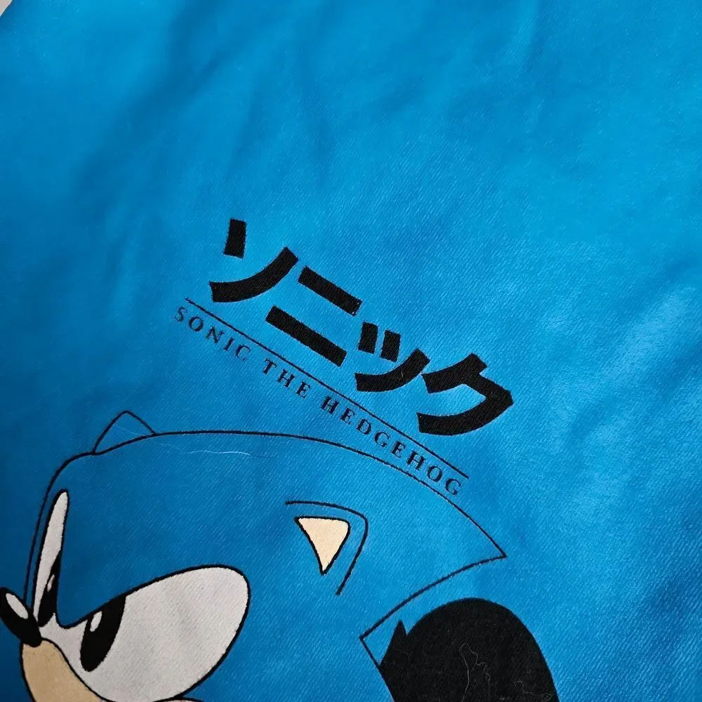 Boy's Old Navy Size XL Black and Blue Sonic Tee